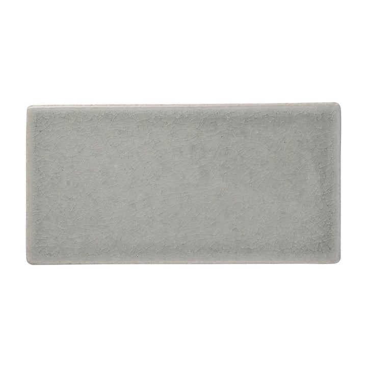 Apollo Tile (Sample) Deluxe Slate Blue 3-in x 6-in Glossy Ceramic Marble Look Wall Tile