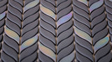 Apollo Tile (Sample) Alabaster Anchor Gray 12-in x 12-in Matte Glass Mixed Pattern Patterned Floor and Wall Tile