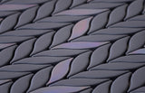 Apollo Tile (Sample) Alabaster Anchor Gray 12-in x 12-in Matte Glass Mixed Pattern Patterned Floor and Wall Tile