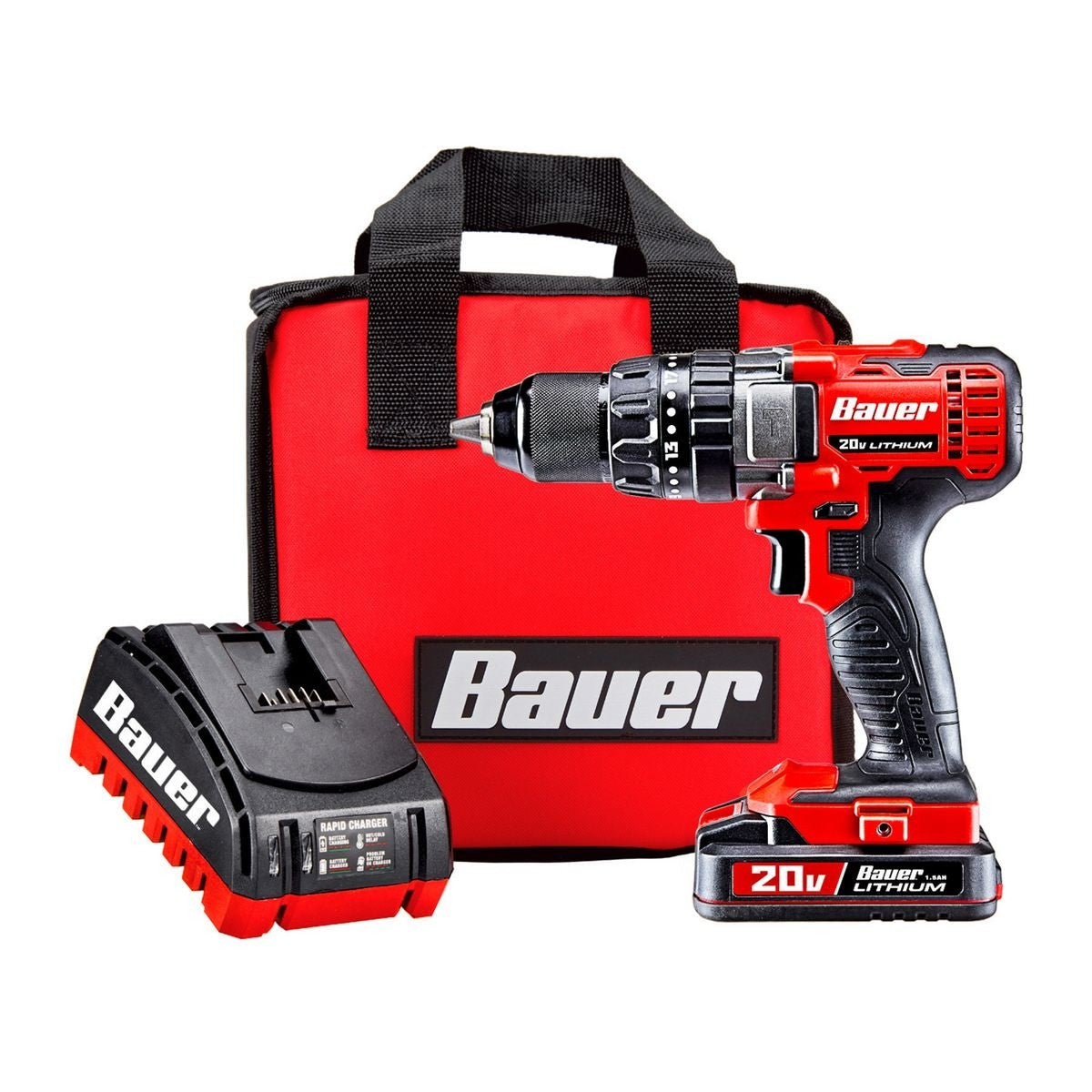20V Hypermax¬™ Lithium-Ion Cordless 1/2 in. Hammer Drill Kit with 1.5 Ah Battery, Rapid Charger, and Bag
