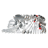 CRAFTSMAN 298-Piece Standard (SAE) and Metric Combination Polished Chrome Mechanics Tool Set, No Case