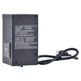 Portfolio 12-Volt 60-Watt Multi-Tap Landscape Lighting Transformer with Digital Timer and Dusk-to-Dawn Sensor