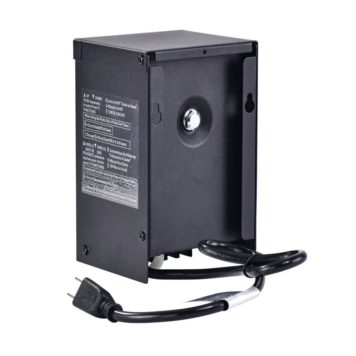 Portfolio 120-Watt Multi-Tap Landscape Lighting Transformer with Digital Timer