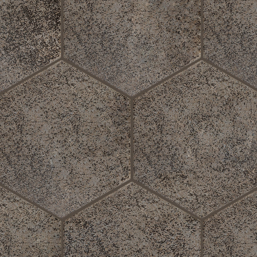 allen + roth Metallic Hex 8-in x 9-in Matte Porcelain Hexagon Floor and Wall Tile product image