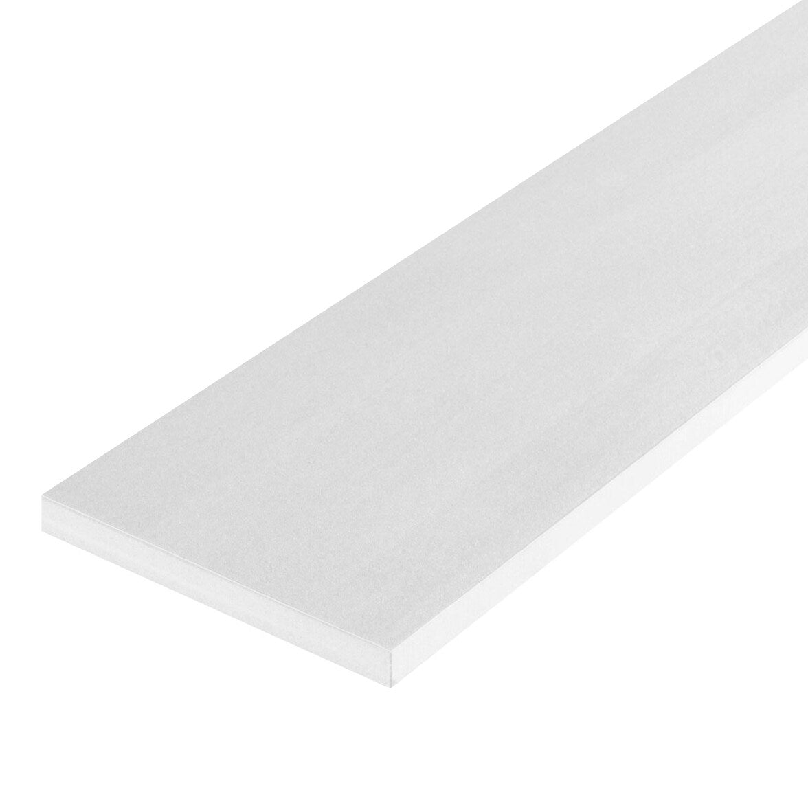 Giorbello Spazio Lazer White 4-in x 12-in Matte Porcelain Floor and Wall Tile (8-sq. ft/ Carton)