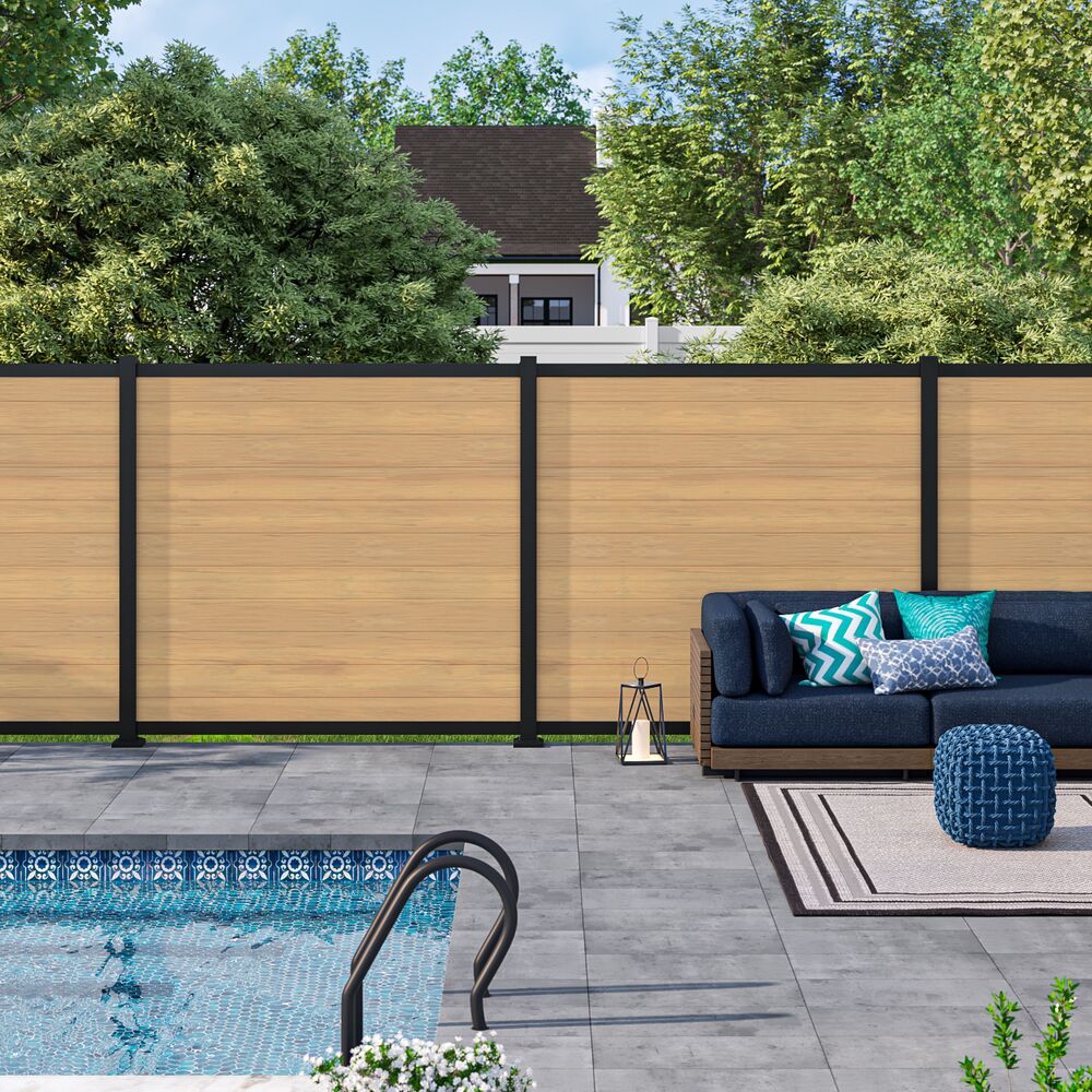 Freedom Alloy Mixed Material 6-ft H x 6-in W Cypress Vinyl Privacy Fence Infill