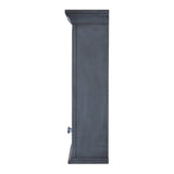 CRAFT + MAIN 24-in x 28-in x 8-in Aegean Blue Soft Close Bathroom Wall Cabinet