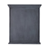 CRAFT + MAIN 24-in x 28-in x 8-in Aegean Blue Soft Close Bathroom Wall Cabinet