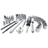 CRAFTSMAN 48-Piece Standard (SAE) and Metric Combination Polished Chrome Mechanics Tool Set