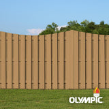 Olympic Elite 3 gal. Rustic Cedar Solid Advanced Exterior Stain and Sealant in One - Super Arbor