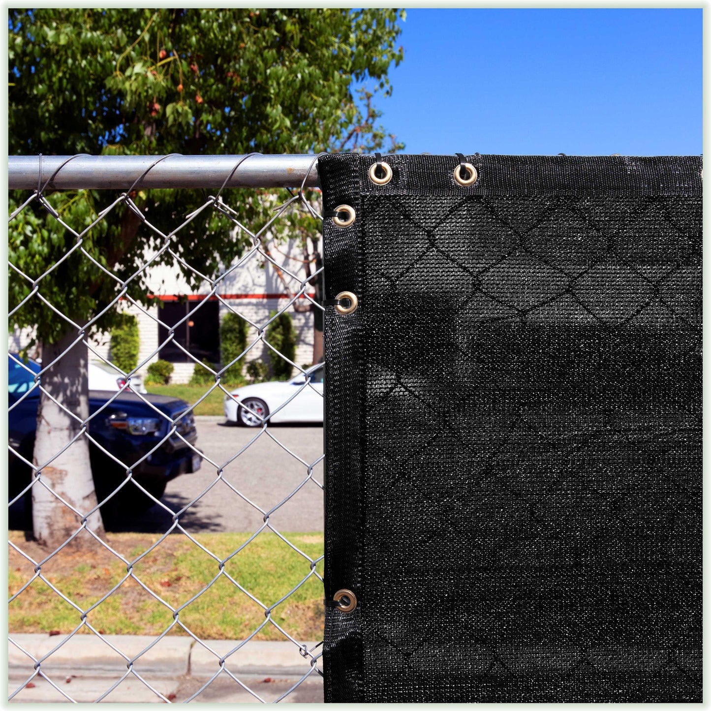 ColourTree 6-ft H Hdpe Chain Link Fence Screen