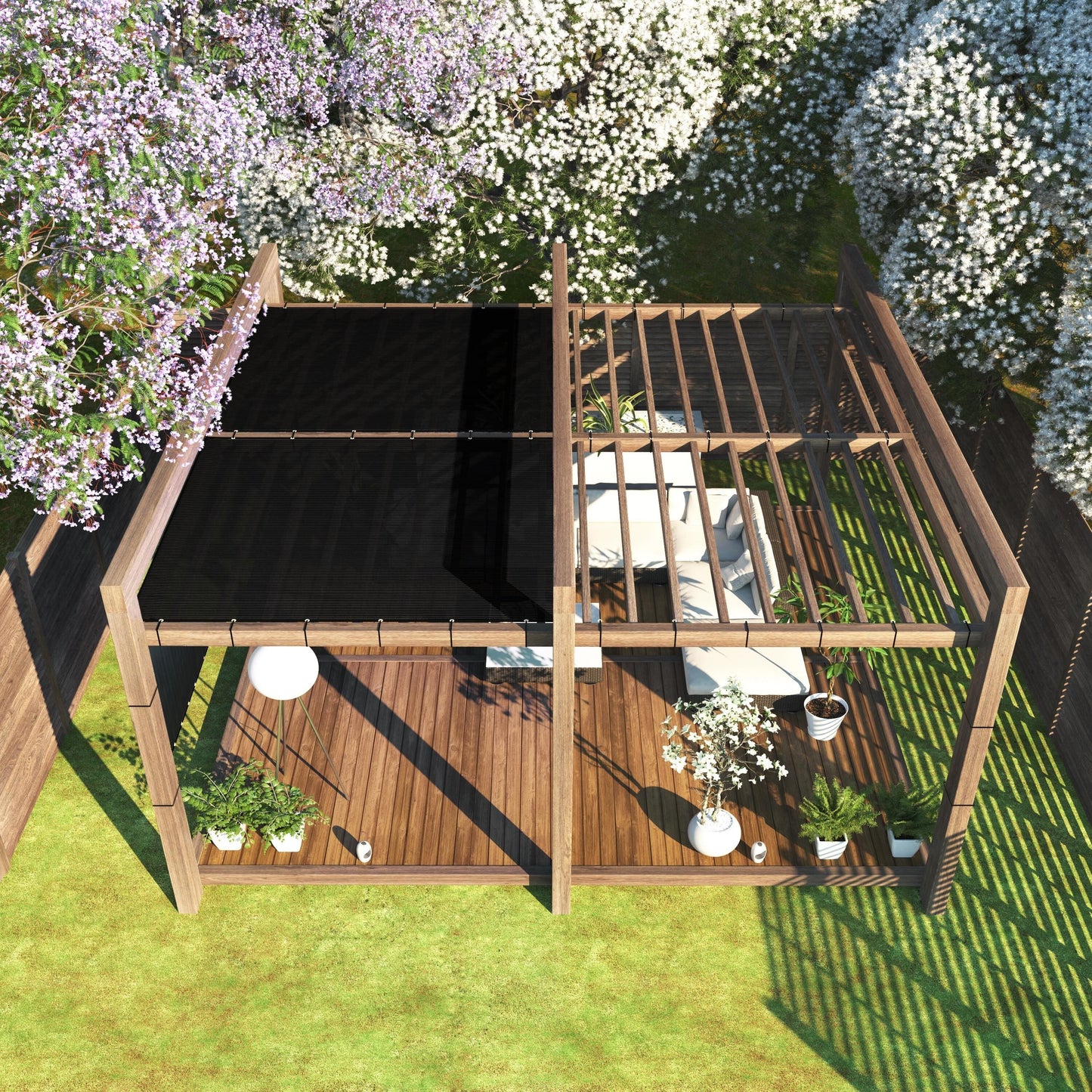 ColourTree 8-ft H Hdpe Chain Link Fence Screen