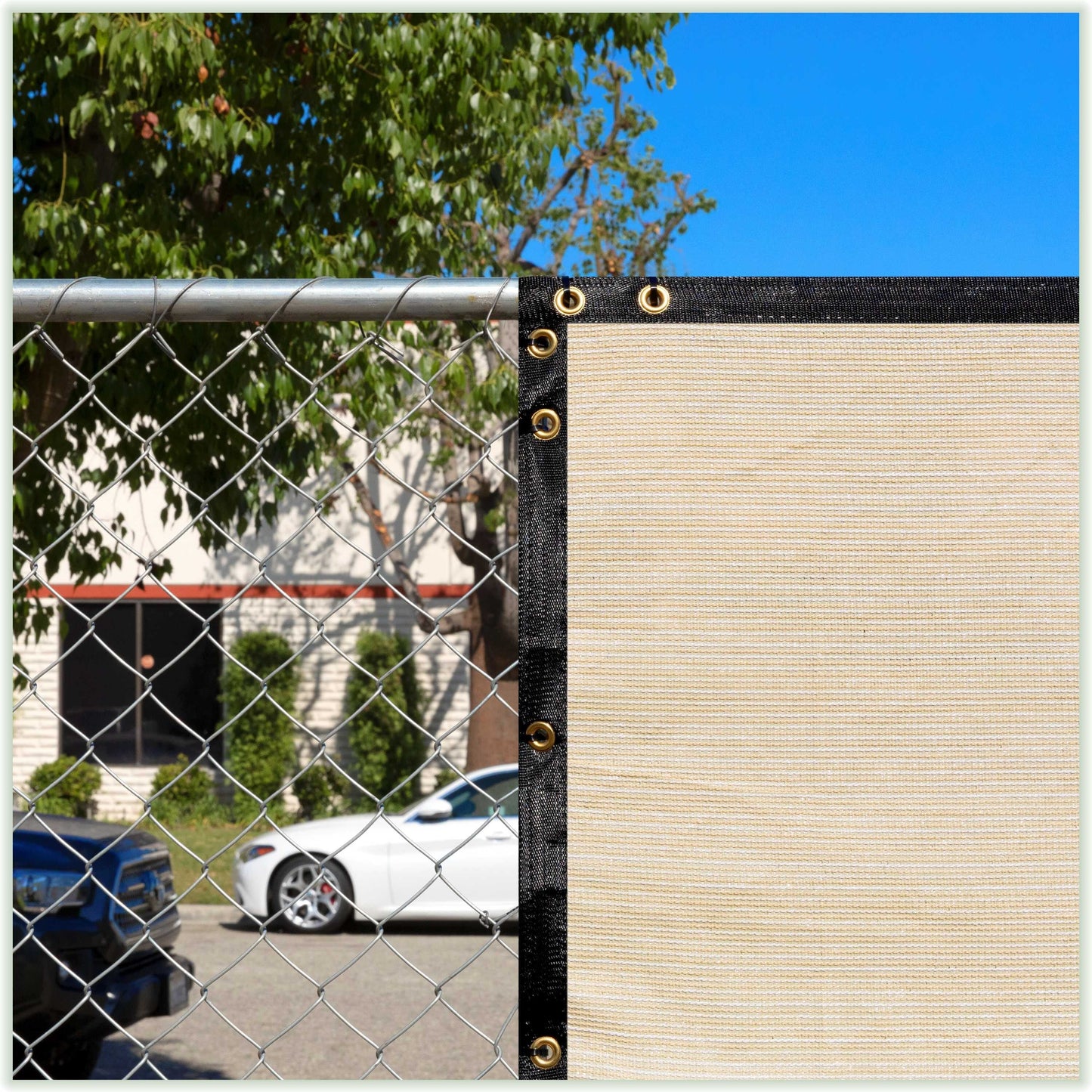 ColourTree 4-ft H Hdpe Chain Link Fence Screen
