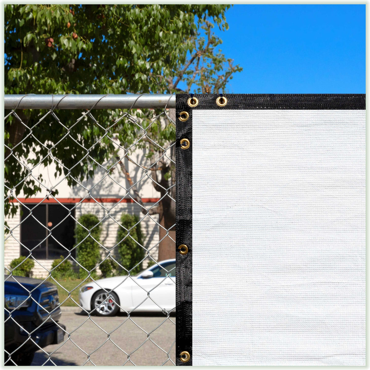 ColourTree 4-ft H Hdpe Chain Link Fence Screen