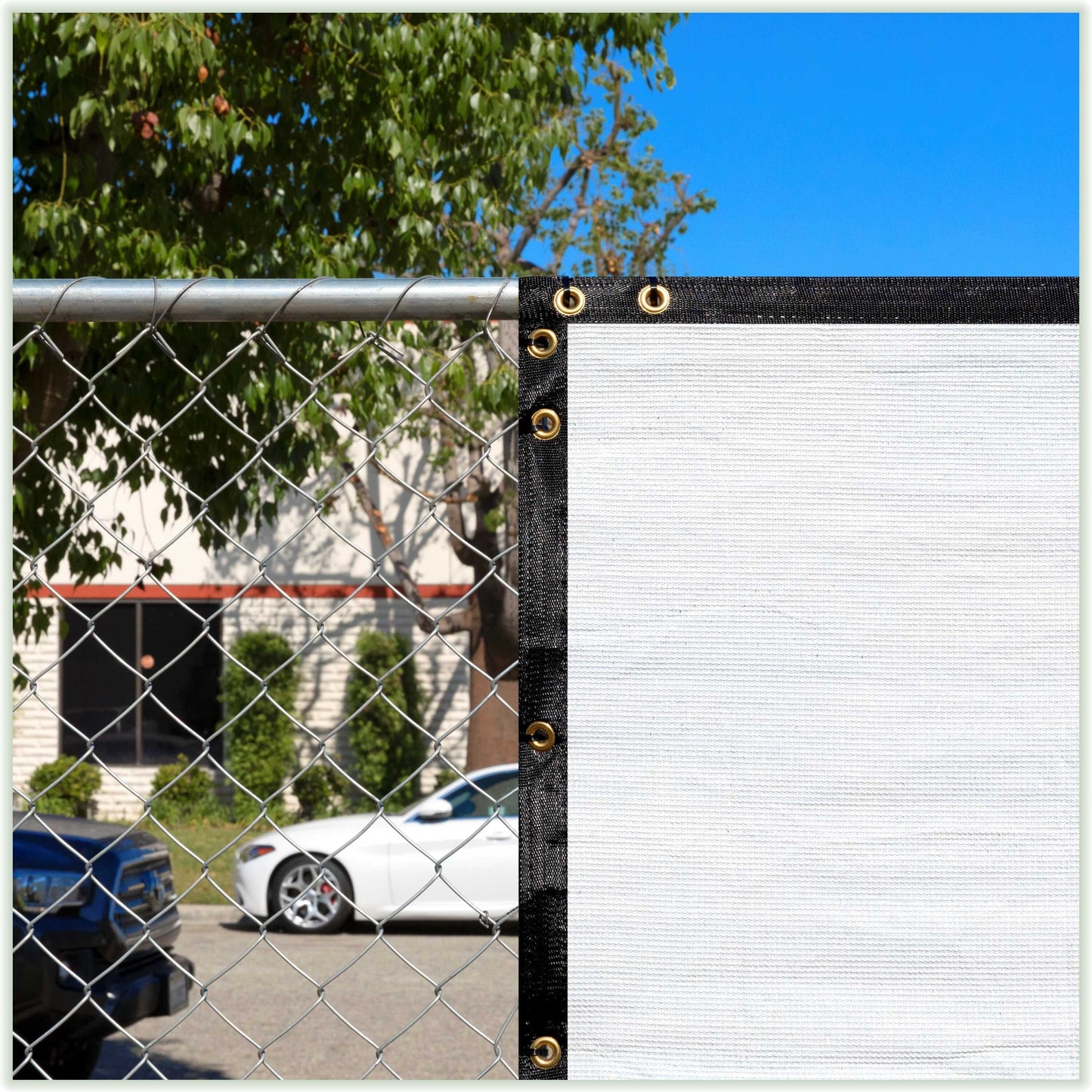 ColourTree 4-ft H Hdpe Chain Link Fence Screen