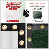 ColourTree 4-ft H Hdpe Chain Link Fence Screen