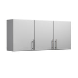 Prepac Elite 54-in W x 24-in H Wood Composite Light Gray Wall-mount Utility Storage Cabinet