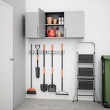 Prepac Elite 54-in W x 24-in H Wood Composite Light Gray Wall-mount Utility Storage Cabinet