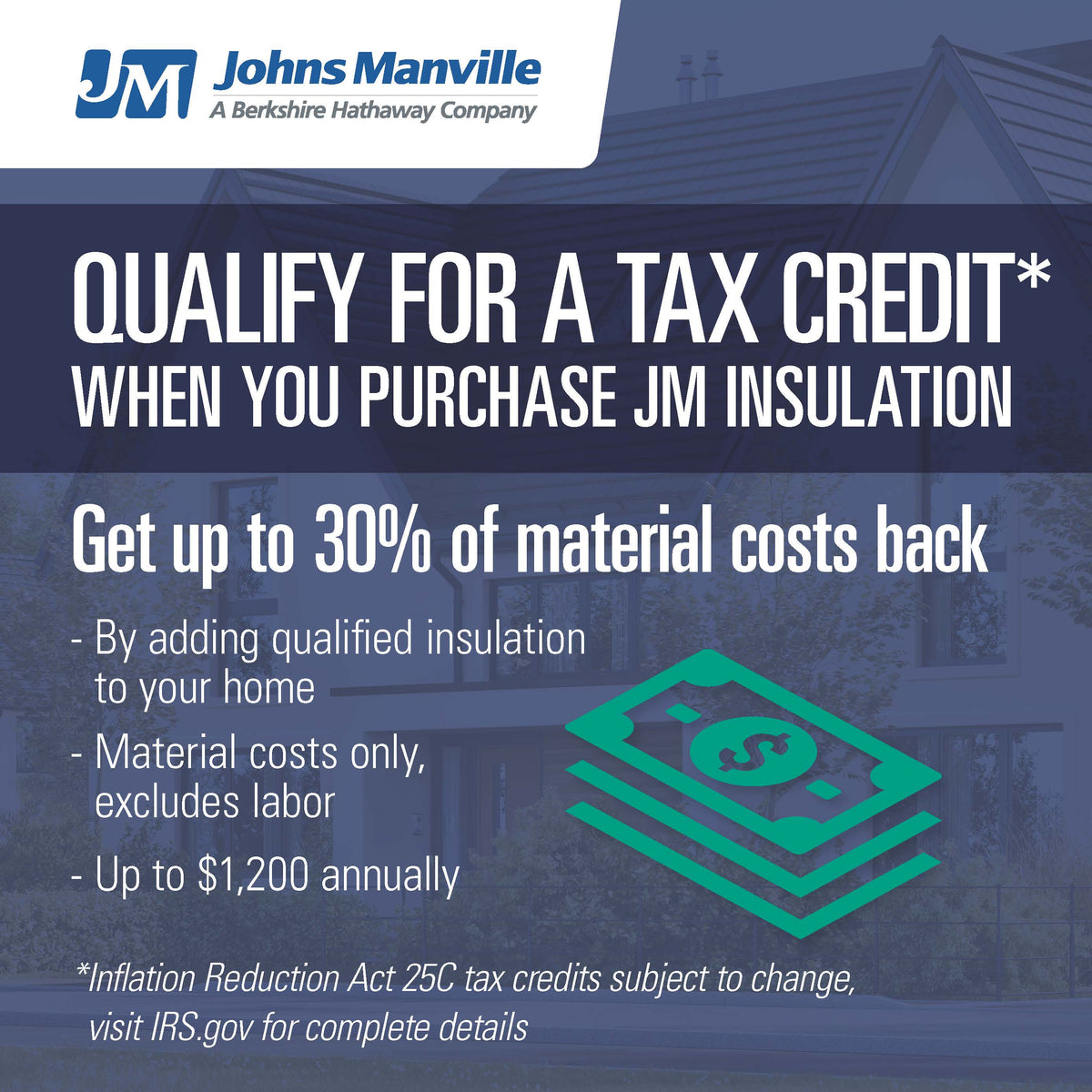 Johns Manville Multi-Purpose Unfaced Fiberglass Roll Insulation, 5.33-sq ft, 16-in W x 4-ft L, 2-in Thick (Individual Pack) - B777CT40
