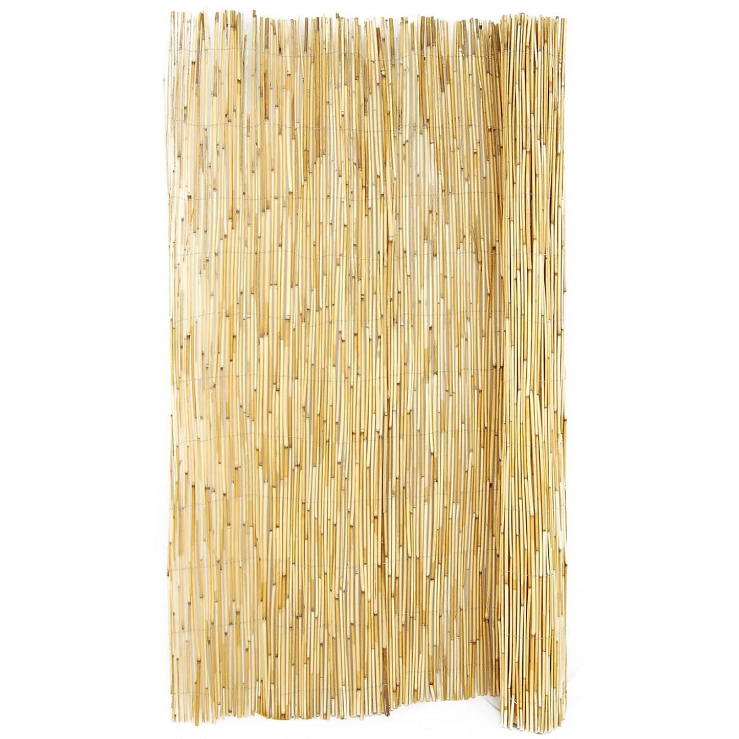 Backyard X-Scapes 4-ft x 8-ft Bamboo No Dig Fence Panel