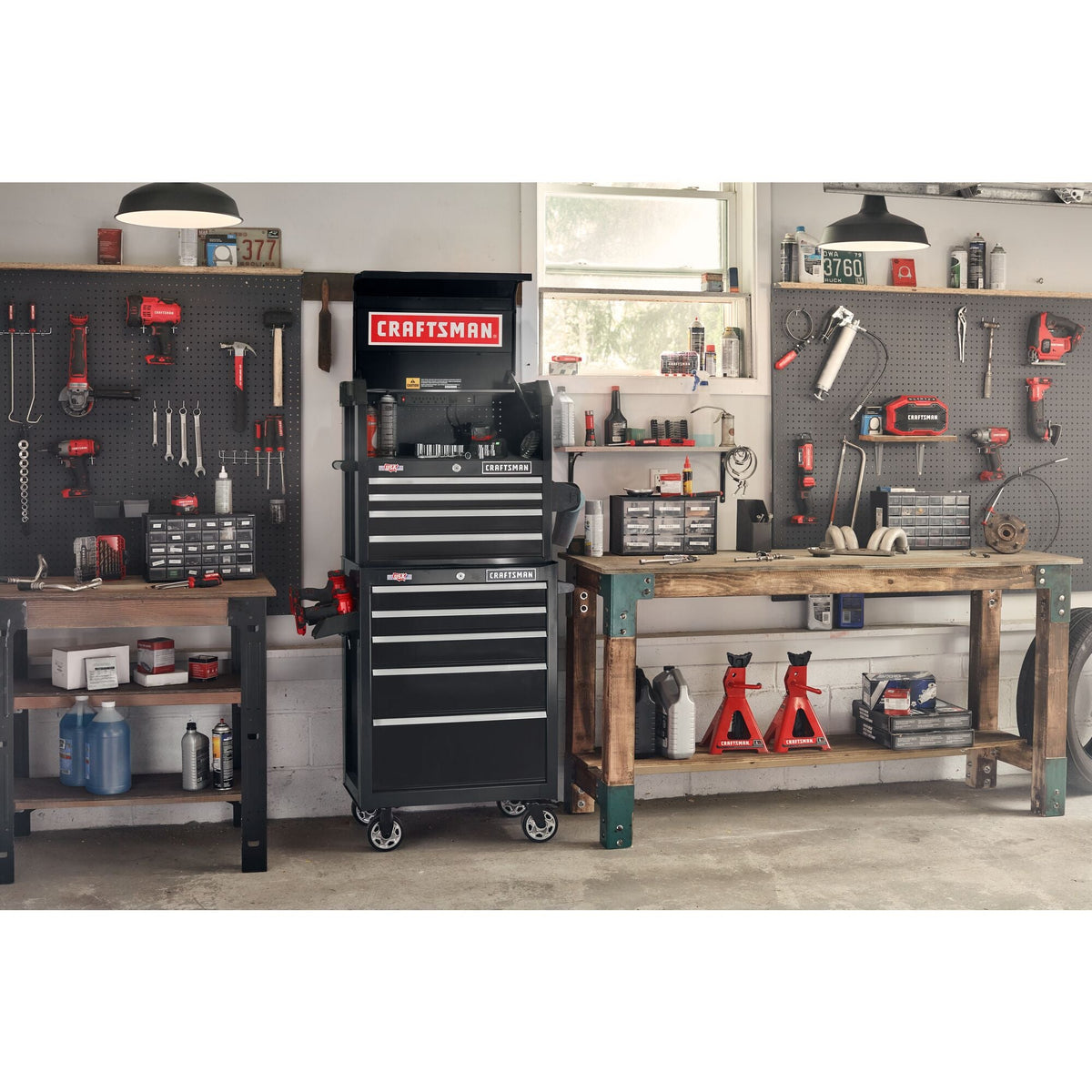 CRAFTSMAN 2000 Series 26.68-in W x 24.7-in H x 16.32-in D 4-Drawer Steel Tool Chest (Black)