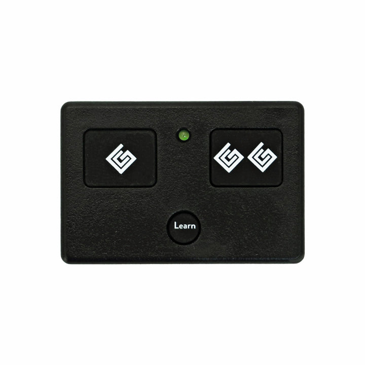 Ghost Controls Standard 3 Button Transmitter - Long Range Remote for Driveway Gate Opener - Battery Included - Control up to 2 Gate Systems