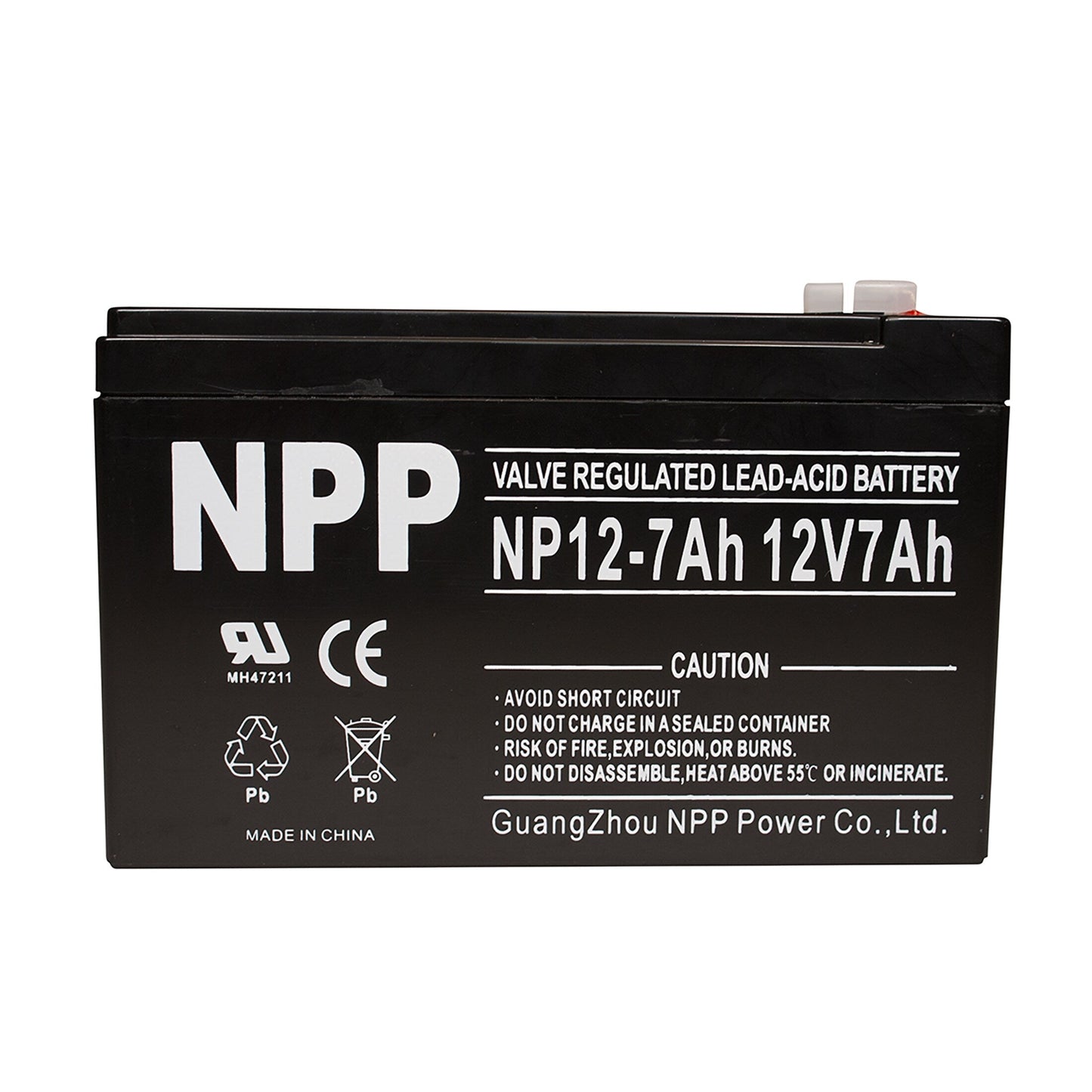 Ghost Controls 12-Volt Replacement Battery for Driveway Gate Opener - Sealed Spill-Proof, 3-5 Year Life Expectancy