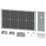 Ghost Controls 30W Solar Panel Kit for Remote Gate Opener Installation