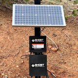 Ghost Controls 30W Solar Panel Kit for Remote Gate Opener Installation