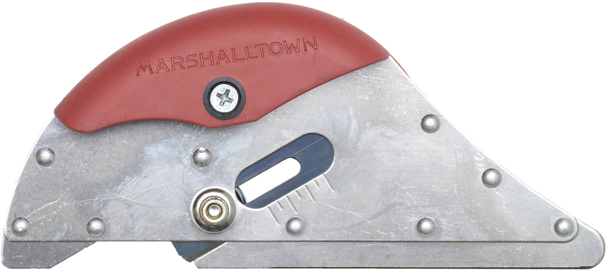 Marshalltown Carpet Cushion Back Cutter, Dual-Blade, Rubber Handle