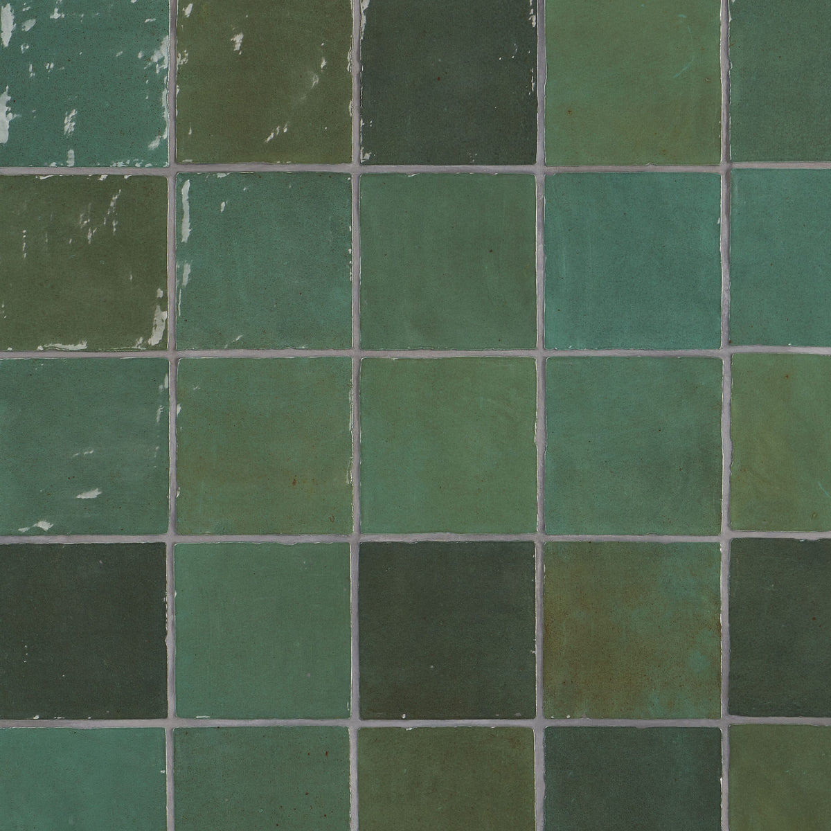 Artmore Tile Montego Green 4-in x 4-in Glazed Ceramic Subway Wall Tile product image