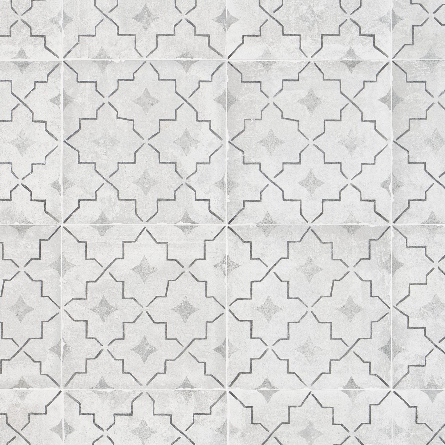 Artmore Tile Tiesto Como 8-in x 8-in Matte Porcelain Encaustic Floor and Wall Tile product image