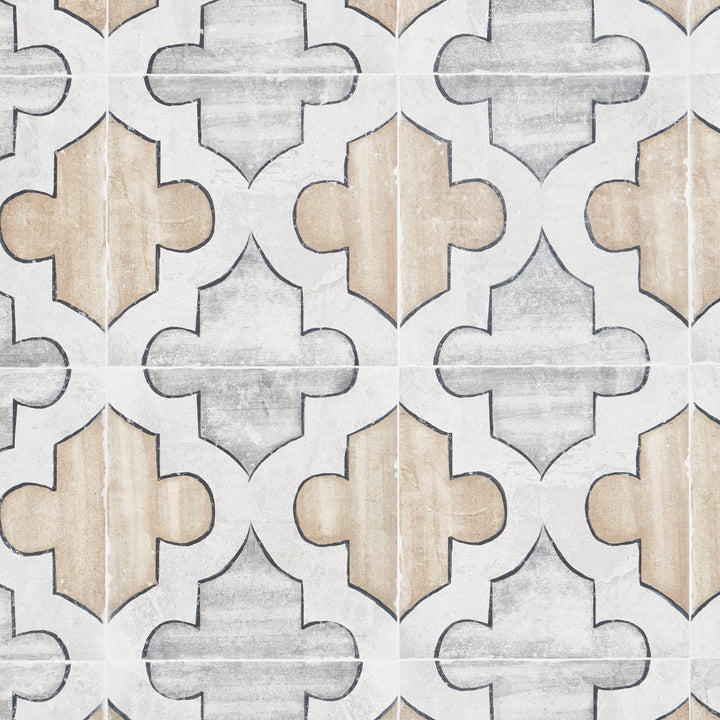 Artmore Tile Tiesto Picos 8-in x 8-in Matte Porcelain Encaustic Floor and Wall Tile product image