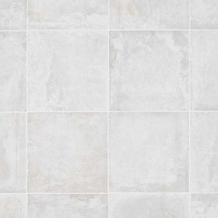 Artmore Tile Tiesto Gray 8-in x 8-in Matte Porcelain Encaustic Floor and Wall Tile product image