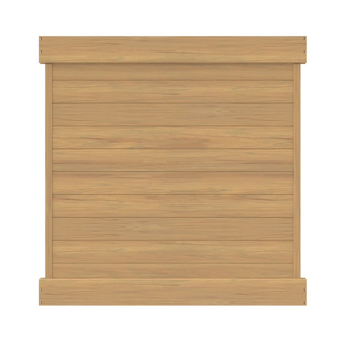 Freedom Newbeck 6-ft H x 6-ft W Cypress Privacy Vinyl Fence Panel (Unassembled)