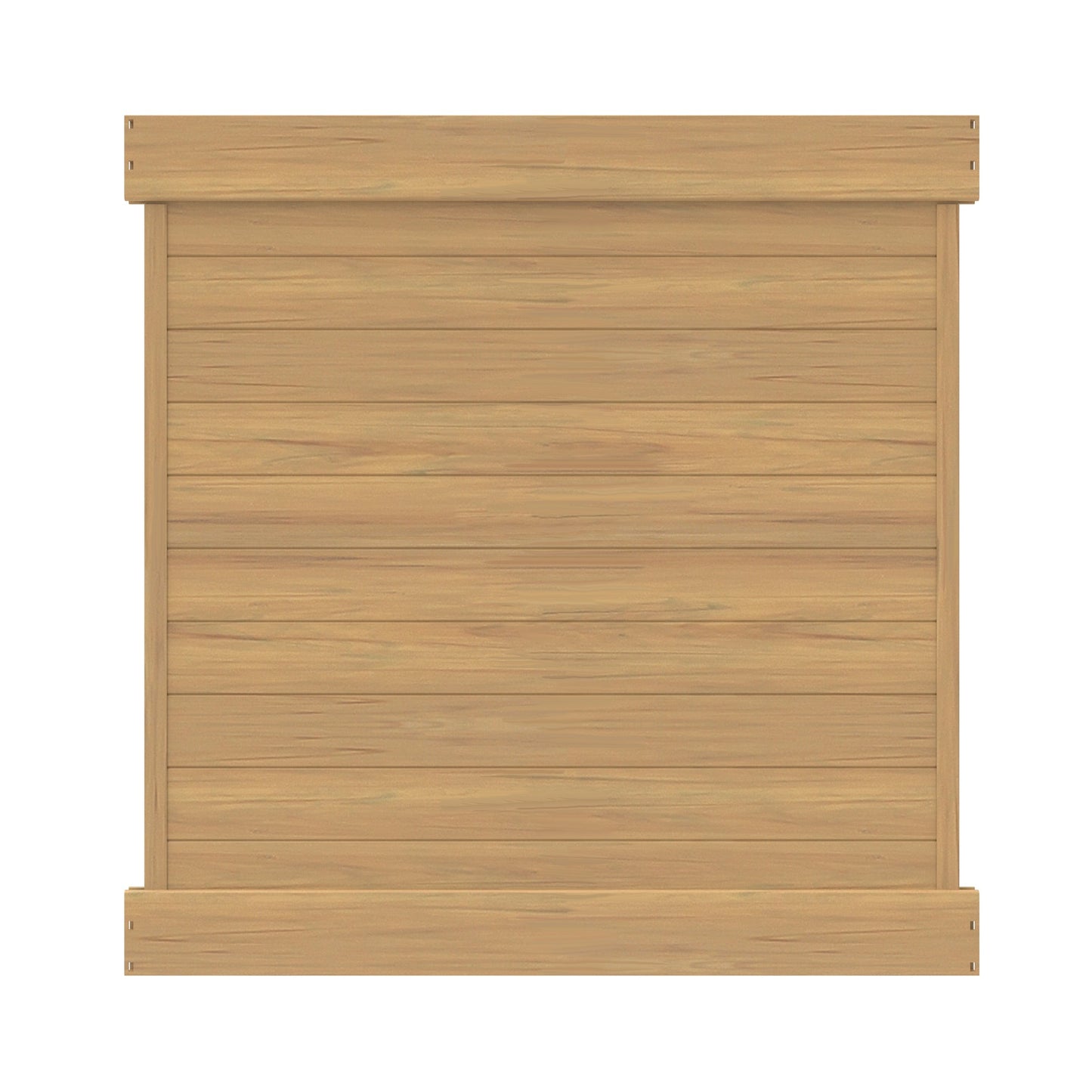 Freedom Newbeck 6-ft H x 6-ft W Cypress Privacy Vinyl Fence Panel (Unassembled)