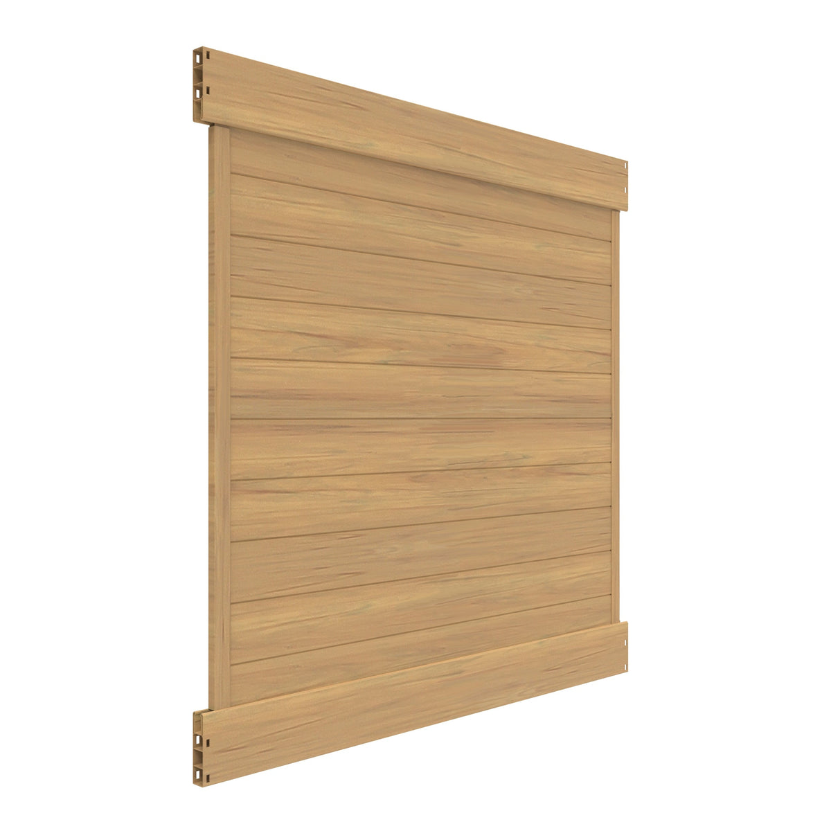 Freedom Newbeck 6-ft H x 6-ft W Cypress Privacy Vinyl Fence Panel (Unassembled)