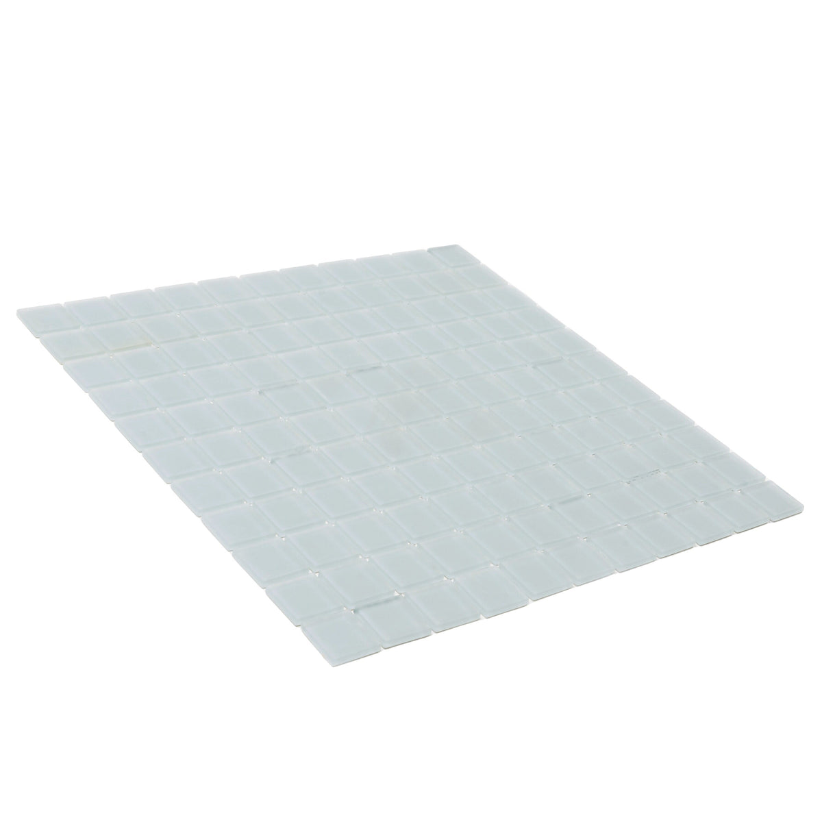 Apollo Tile (Sample) Floor and Wall Tile Mink Gray 4-in x 4-in Matte Glass Uniform Squares Mosaic Floor and Wall Tile