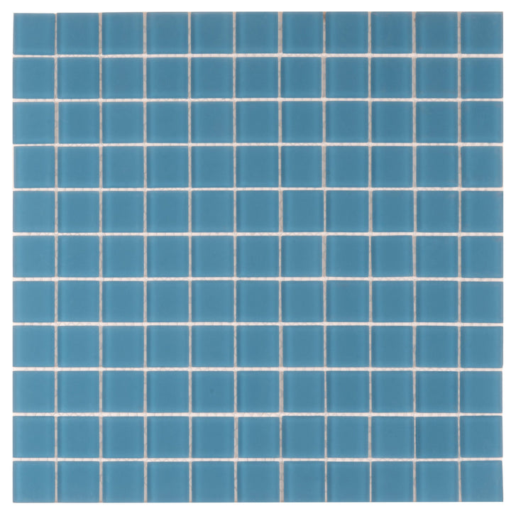 Apollo Tile (Sample) Floor and Wall Tile Blue 4-in x 4-in Matte Glass Uniform Squares Floor and Wall Tile