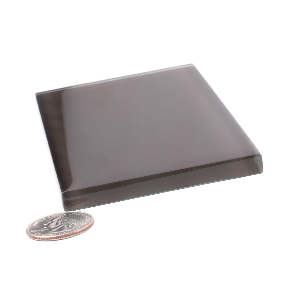 Apollo Tile Colorway Dark Gray 3-in x 6-in Glossy Glass Brick Subway Wall Tile (5-sq. ft/ Carton)