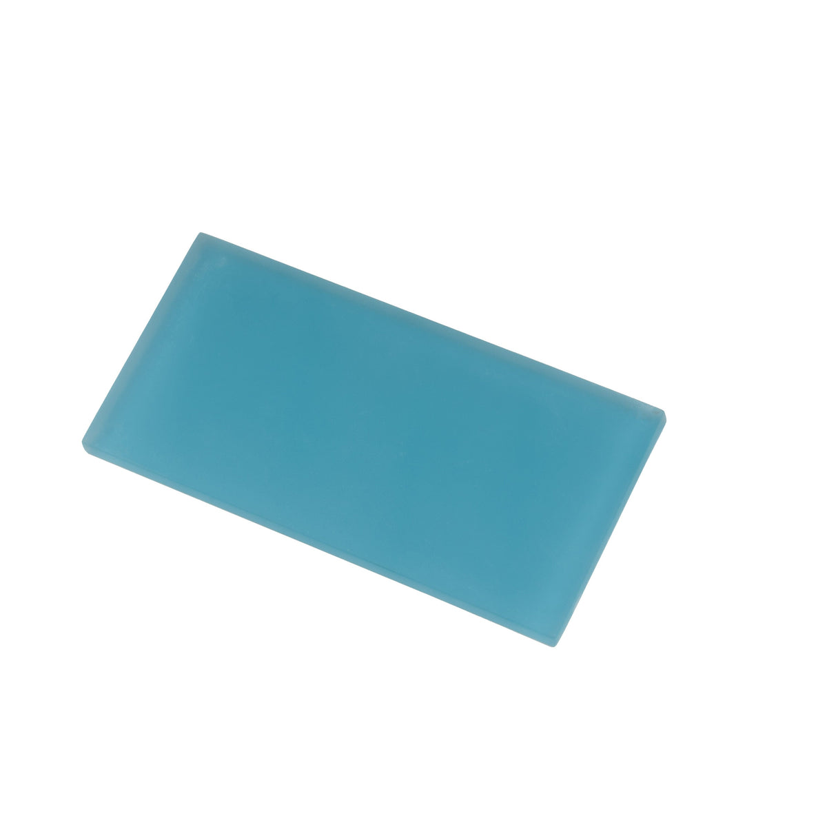 Apollo Tile (Sample) Wall Tile Cerulean Blue 3-in x 6-in Matte Glass Brick Subway Wall Tile