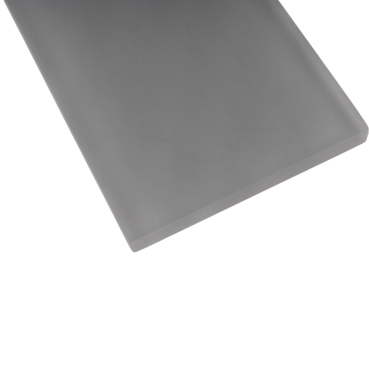 Apollo Tile (Sample) Wall Tile Ash Gray 3-in x 6-in Matte Glass Subway Wall Tile