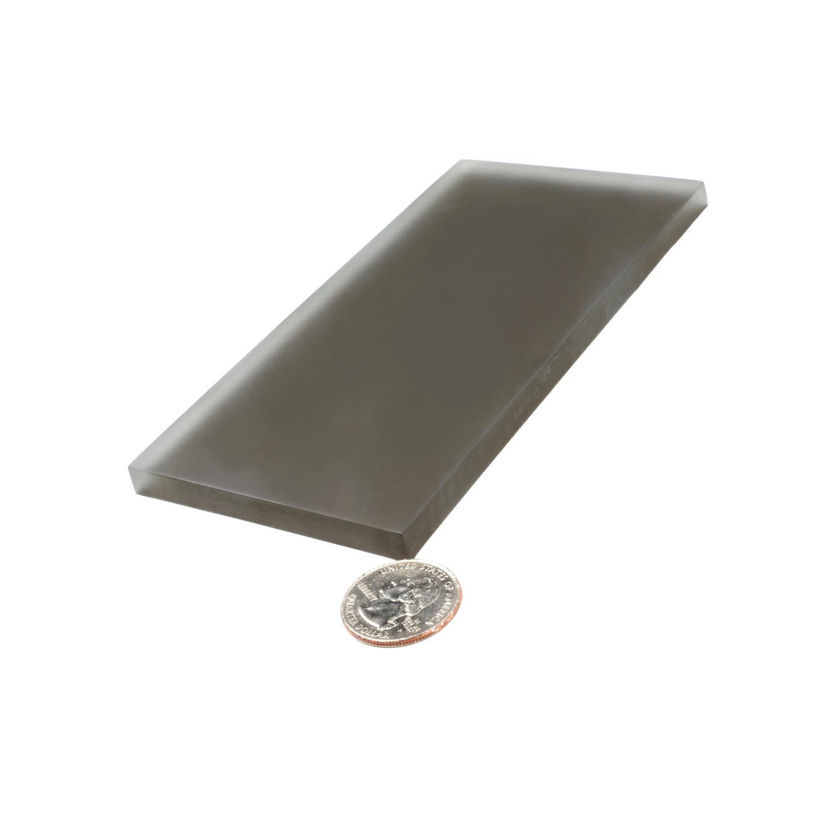 Apollo Tile (Sample) Wall Tile Dark Gray 3-in x 6-in Matte Glass Subway Wall Tile