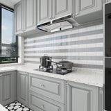 Giorbello Classic Premium True Gray 3-in x 6-in Glossy Glass Subway Wall Tile (5-sq. ft/ Carton)