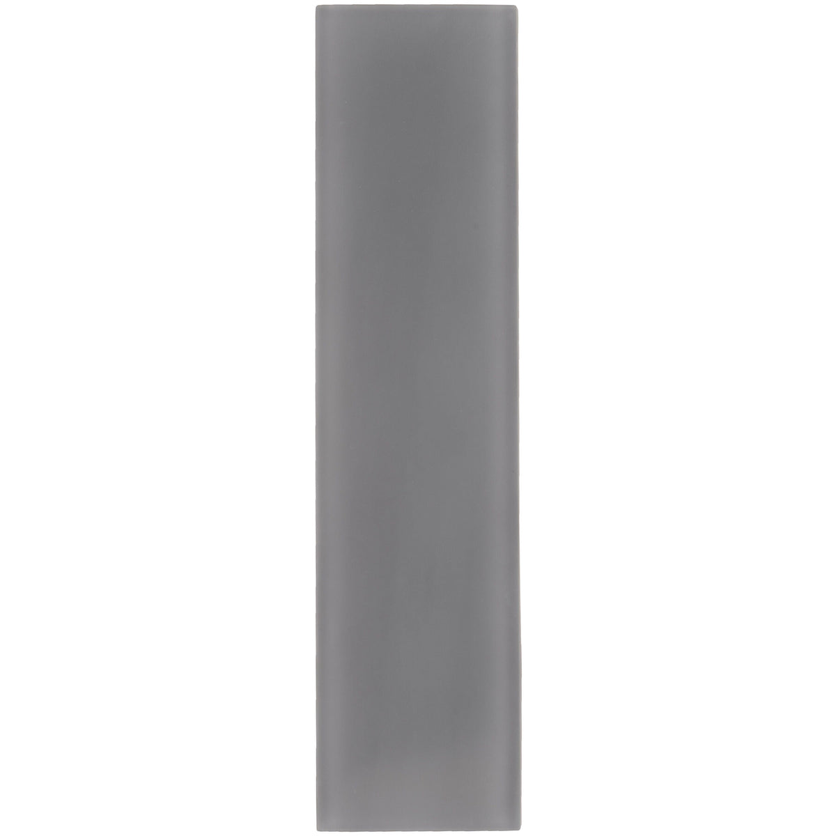 Apollo Tile (Sample) Wall Tile Ash Gray 3-in x 12-in Matte Glass Subway Wall Tile