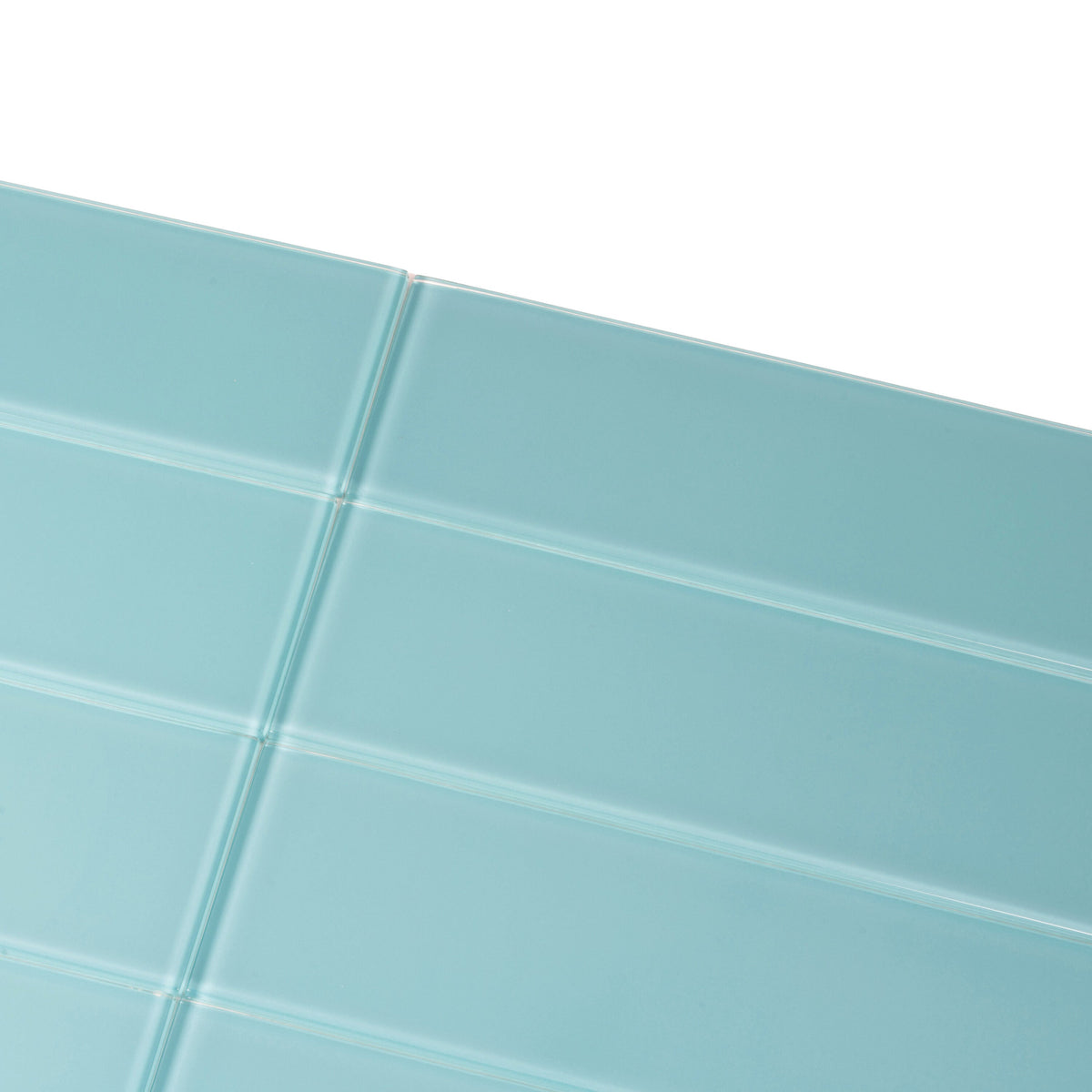 Apollo Tile (Sample) Wall Tile Turkish Blue 4-in x 4-in Glossy Glass Brick Subway Wall Tile