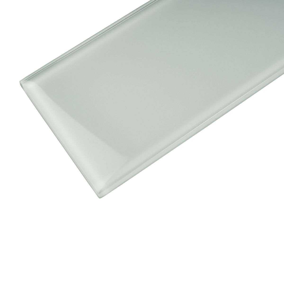 Apollo Tile (Sample) Wall Tile Cadet Blue 4-in x 6-in Glossy Glass Subway Wall Tile