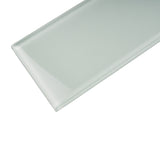 Apollo Tile (Sample) Wall Tile Cadet Blue 4-in x 6-in Glossy Glass Subway Wall Tile