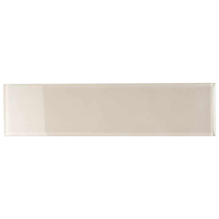 Apollo Tile (Sample) Wall Tile Abalone Gray 4-in x 4-in Glossy Glass Brick Subway Wall Tile