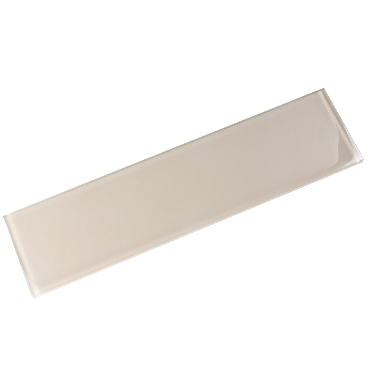 Apollo Tile (Sample) Wall Tile Abalone Gray 4-in x 4-in Glossy Glass Brick Subway Wall Tile